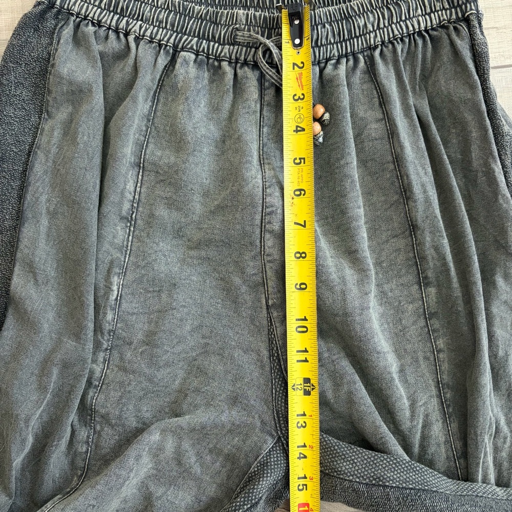 Young Threads Washed Olive Green Embroidered Wide… - image 10